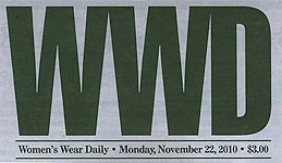 Women's Wear Daily for November 22, 2010
