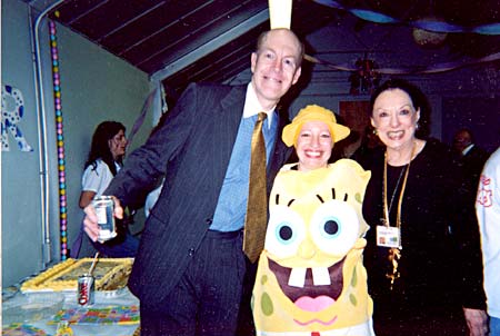 Barry Ross with Sponge Bob & Nolma Reinhardt